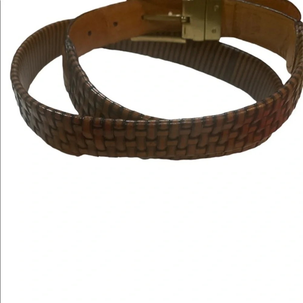 Bosch Genuine Woven Leather Belt for‎ Men Reversible Size 36/90 2 small flaws